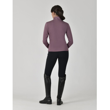 Top Weatherbeeta a maniche lunghe 1/2 zip da donna Copper Bordeaux malva Top Weatherbeeta a maniche lunghe 1/2 zip da donna Copper Bordeaux malva