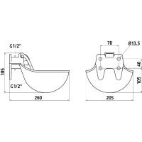 Abbeveratoio a palette in... Abbeveratoio a palette in...