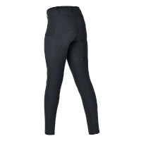 Leggings da equitazione termici Dublin per bambini Nero