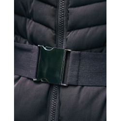 Cappotto lungo Dublin con cintura da donna Nero