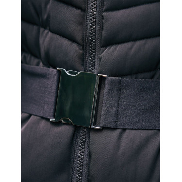 Cappotto lungo Dublin con cintura da donna Nero Cappotto lungo Dublin con cintura da donna Nero