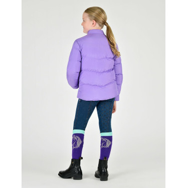 Cappotto imbottito in pile Dublin Polly Everyday per bambino Paisley viola Cappotto imbottito in pile Dublin Polly Everyday per bambino Paisley viola