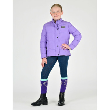Cappotto imbottito in pile Dublin Polly Everyday per bambino Paisley viola Cappotto imbottito in pile Dublin Polly Everyday per bambino Paisley viola