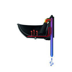 Abbeveratoio riscaldato smaltato a tubo H10 Kerbl 24 V Abbeveratoio riscaldato smaltato a tubo H10 Kerbl 24 V