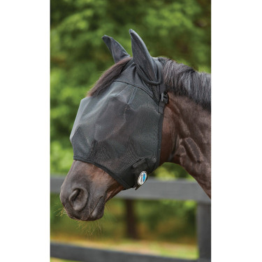 Maschera anti-mosche WeatherBeeta Deluxe con protezioni per le orecchie Nero Maschera anti-mosche WeatherBeeta Deluxe con protezioni per le orecchie Nero