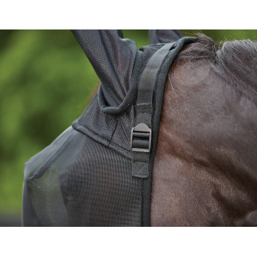 Maschera anti-mosche WeatherBeeta Deluxe con protezioni per le orecchie Nero Maschera anti-mosche WeatherBeeta Deluxe con protezioni per le orecchie Nero