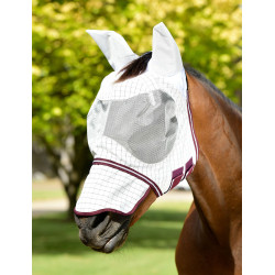 Maschera antimosche Weatherbeeta Hybrid Seasons Bianco / bordeaux