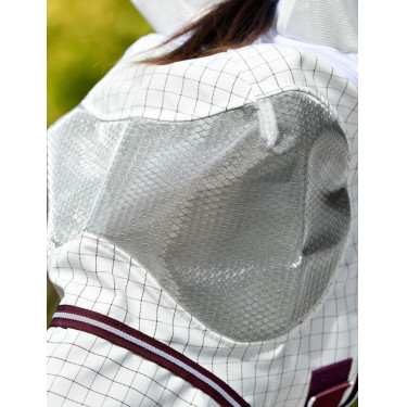Maschera antimosche Weatherbeeta Hybrid Seasons Bianco / bordeaux Maschera antimosche Weatherbeeta Hybrid Seasons Bianco / bordeaux