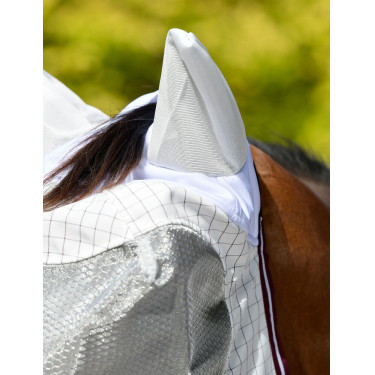 Maschera antimosche Weatherbeeta Hybrid Seasons Bianco / bordeaux Maschera antimosche Weatherbeeta Hybrid Seasons Bianco / bordeaux
