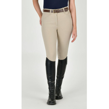 Pantaloni da equitazione da donna Dublin Cammy Comfort Twill Biscotto Pantaloni da equitazione da donna Dublin Cammy Comfort Twill Biscotto