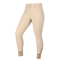 Pantaloni da equitazione da donna Dublin Cammy Comfort Twill Biscotto