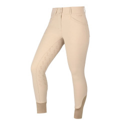 Pantaloni da equitazione da donna Dublin Cammy Comfort Twill Biscotto