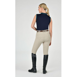 Pantaloni da equitazione da donna Dublin Cammy Comfort Twill Biscotto