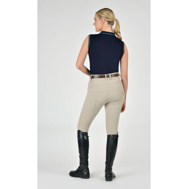 Pantaloni da equitazione da donna Dublin Cammy Comfort Twill Biscotto Pantaloni da equitazione da donna Dublin Cammy Comfort Twill Biscotto