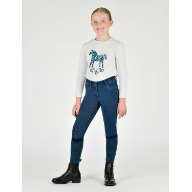 Pantaloni Dublin con grip integrale Shona Denim bambino/a Denim azzurro chiaro Blu marino Pantaloni Dublin con grip integrale Shona Denim bambino/a Denim azzurro chiaro Blu marino