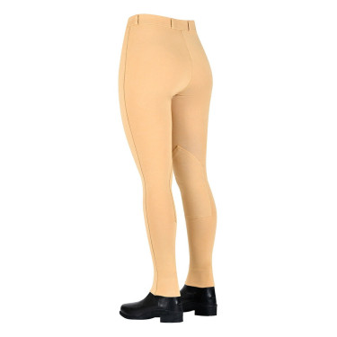 Pantaloni Jodhpur Saxon con cerniera lampo Beige Pantaloni Jodhpur Saxon con cerniera lampo Beige