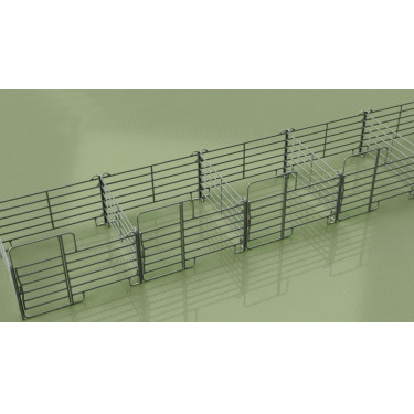 Pannello pre-zincato con porta Kerbl