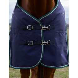 Coperta Weatherbeeta ComFiTec Plus Dynamic Turnout 220 g Blu marino / verde foresta