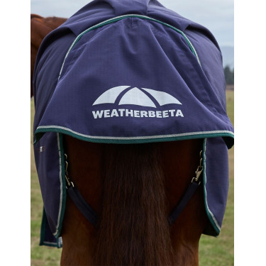 Coperta Weatherbeeta ComFiTec Plus Dynamic Turnout 220 g Blu marino / verde foresta