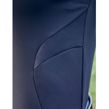Polo da equitazione Dublin a maniche lunghe aderente e spazzolato da donna Marina Blu marino Polo da equitazione Dublin a maniche lunghe aderente e spazzolato da donna Marina Blu marino