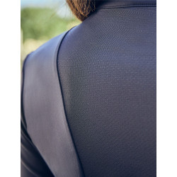 Polo da equitazione Dublin a maniche lunghe aderente e spazzolato da donna Marina Blu marino Polo da equitazione Dublin a maniche lunghe aderente e spazzolato da donna Marina Blu marino