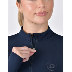 Polo da equitazione Dublin a maniche lunghe in tessuto spazzolato da donna Marina Blu marino Polo da equitazione Dublin a maniche lunghe in tessuto spazzolato da donna Marina Blu marino