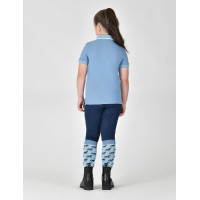 Polo a maniche corte in piqué di cotone per bambini Dublin Nebbia blu Polo a maniche corte in piqué di cotone per bambini Dublin Nebbia blu