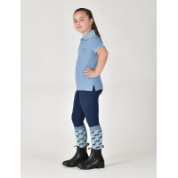 Polo a maniche corte in piqué di cotone per bambini Dublin Nebbia blu Polo a maniche corte in piqué di cotone per bambini Dublin Nebbia blu