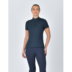 Polo a maniche corte Dublin traspirante con zip a 1/4 da donna Marina Blu marino Polo a maniche corte Dublin traspirante con zip a 1/4 da donna Marina Blu marino