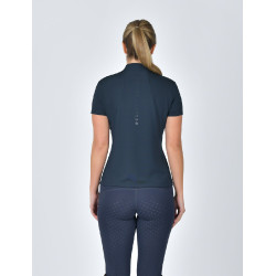 Polo a maniche corte Dublin traspirante con zip a 1/4 da donna Marina Blu marino Polo a maniche corte Dublin traspirante con zip a 1/4 da donna Marina Blu marino
