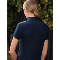 Polo a maniche corte Dublin traspirante con zip a 1/4 da donna Marina Blu marino Polo a maniche corte Dublin traspirante con zip a 1/4 da donna Marina Blu marino