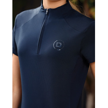 Polo a maniche corte Dublin traspirante con zip a 1/4 da donna Marina Blu marino Polo a maniche corte Dublin traspirante con zip a 1/4 da donna Marina Blu marino