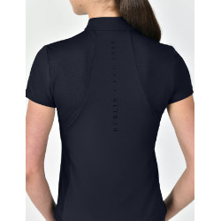 Polo a maniche corte Dublin traspirante con zip a 1/4 da donna Marina Blu marino Polo a maniche corte Dublin traspirante con zip a 1/4 da donna Marina Blu marino