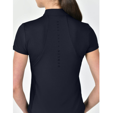 Polo a maniche corte Dublin traspirante con zip a 1/4 da donna Marina Blu marino Polo a maniche corte Dublin traspirante con zip a 1/4 da donna Marina Blu marino