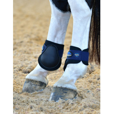 Paraglomi Weatherbeeta Tough-Tec Prime Fetlock Nero / blu navy Blu marino