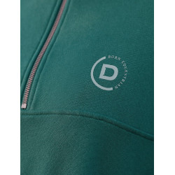 Maglia in pile Dublin da donna con zip 1/4 Verde smeraldo scuro