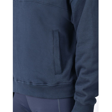 Maglia in pile Dublin da donna con zip 1/4 Marina Blu marino