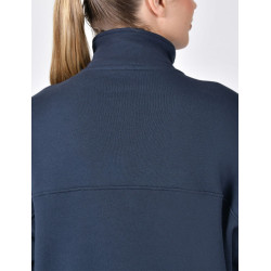 Maglia in pile Dublin da donna con zip 1/4 Marina Blu marino