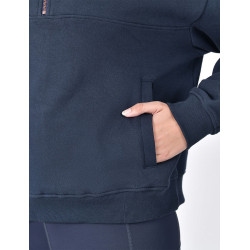 Maglia in pile Dublin da donna con zip 1/4 Marina Blu marino