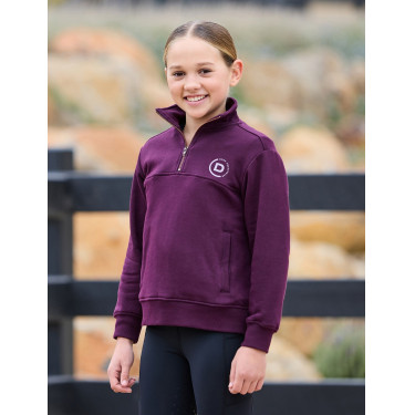 Pullover in pile Dublin 1/4 Zip bambino Viola porpora Pullover in pile Dublin 1/4 Zip bambino Viola porpora