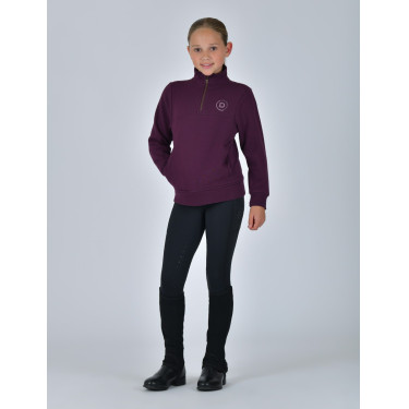 Pullover in pile Dublin 1/4 Zip bambino Viola porpora Pullover in pile Dublin 1/4 Zip bambino Viola porpora