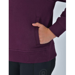 Pullover in pile Dublin 1/4 Zip bambino Viola porpora