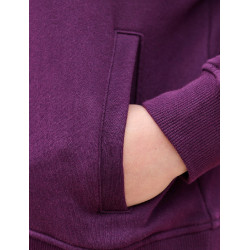 Pullover in pile Dublin 1/4 Zip bambino Viola porpora