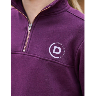 Pullover in pile Dublin 1/4 Zip bambino Viola porpora Pullover in pile Dublin 1/4 Zip bambino Viola porpora