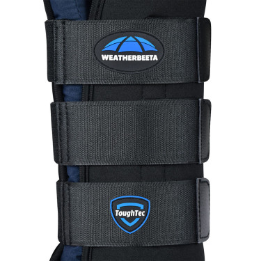 Stivali da scuderia WeatherBeeta Tough-Tec Nero / blu navy Blu marino Stivali da scuderia WeatherBeeta Tough-Tec Nero / blu navy Blu marino