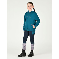 Felpa con cappuccio Dublin logo Lurex Lilah bambino Blu legione / argento Felpa con cappuccio Dublin logo Lurex Lilah bambino Blu legione / argento