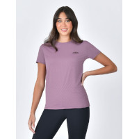 T-shirt Weatherbeeta a maniche corte casual UV Bordeaux malva Viola