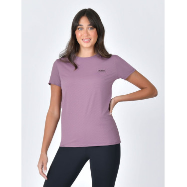 T-shirt Weatherbeeta a maniche corte casual UV Bordeaux malva Viola