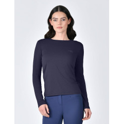 T-shirt Weatherbeeta a maniche lunghe casual UV Marina Blu marino