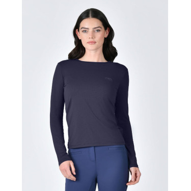 T-shirt Weatherbeeta a maniche lunghe casual UV Marina Blu marino